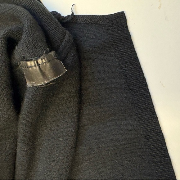 Zara Knit long sleeve crew neck button sleeve fitted sweater tops women's size S - Picture 5 of 9